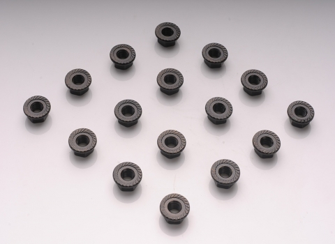 GB6177 High strength hardened black flange nuts