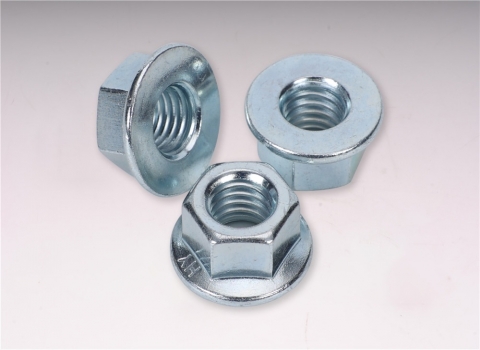 DIN6923 flange nuts without serrations