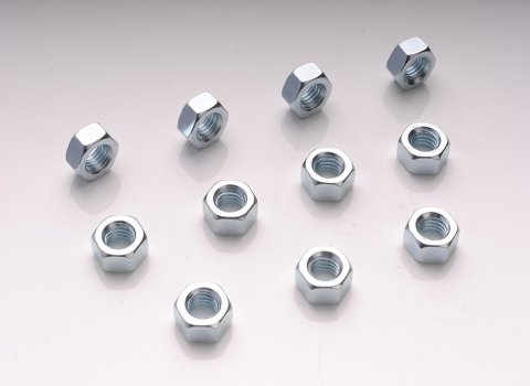 DIN934 Hexagon nuts Blue-white zinc